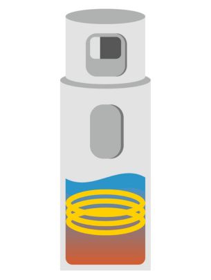 cartoon heat pump water heater